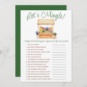 彼女は市場から外れているブライダルシャワーゲーム 招待状 (正面/裏面)