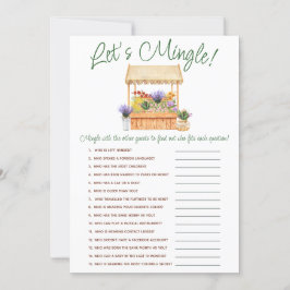 彼女は市場から外れているブライダルシャワーゲーム 招待状