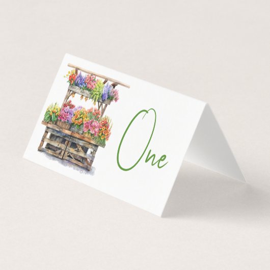 彼女は市場から外れているブライダルシャワーテーブルのシンボルや象徴 (正面)