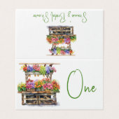 彼女は市場から外れているブライダルシャワーテーブルのシンボルや象徴 (外部フラット)