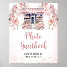 彼女は市場から外れているブライダルシャワー写真ゲストブック ポスター
