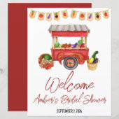 彼女は市場から外れているブライダルシャワー歓迎 (正面/裏面)