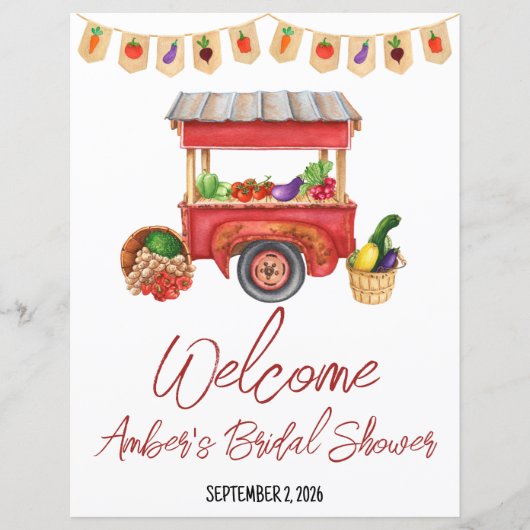 彼女は市場から外れているブライダルシャワー歓迎 (正面)