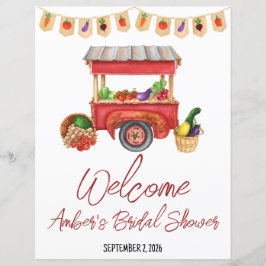 彼女は市場から外れているブライダルシャワー歓迎