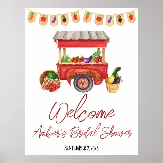 彼女は市場から外れているブライダルシャワー歓迎 ポスター (正面)