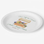 彼女は市場から外れているブライダルシャワー ペーパープレート (アングル)