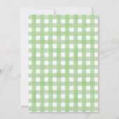 彼女は市場から外れているブライダルシャワー 招待状 (裏面)