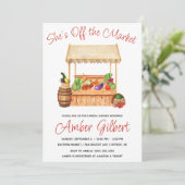 彼女は市場から外れているブライダルシャワー 招待状 (スタンド正面)