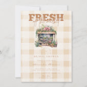 彼女は市場から外れているブライダルシャワー 招待状 (正面)