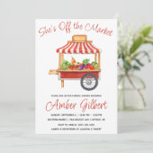 彼女は市場から外れているブライダルシャワー 招待状 (スタンド正面)