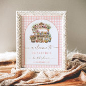 彼女は市場から外れている秋ブライダルシャワー歓迎 ポスター