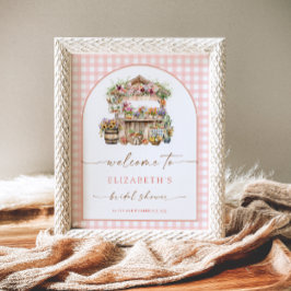 彼女は市場から外れている秋ブライダルシャワー歓迎 ポスター