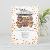 彼女は市場から外れている紅葉ブライダルシャワー 招待状 (スタンド正面)
