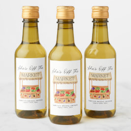 彼女は市場から外れている ワインラベル