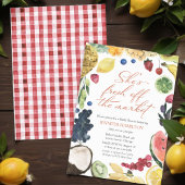 彼女は市場から外れている | 水彩ブライダルシャワー 招待状