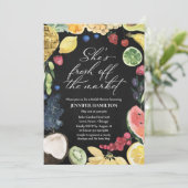 彼女は市場から外れている | 黒板ブライダルシャワーI 招待状 (スタンド正面)