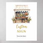 彼女は市場から外カスタムれている ポスター (正面)