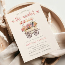 彼女は市場から直接 ブライダルシャワー