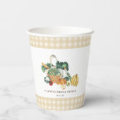 彼女は市場から直接 ブライダルシャワー 紙コップ (裏面)