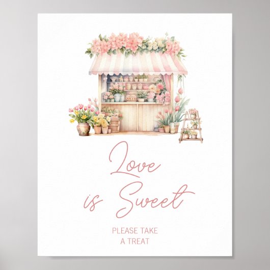 彼女は市場から離れているブライダルシャワー愛は甘い ポスター (正面)