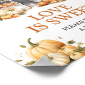 彼女は市場から離れている秋カボチャの愛は甘い ポスター (角)