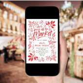 彼女は市場のクリスマスブライダルシャワーをオフに 招待状