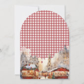 彼女は市場のクリスマスブライダルシャワーを出たばかりだ 招待状 (裏面)