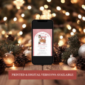 彼女は市場のクリスマスブライダルシャワーを出たばかりだ 招待状