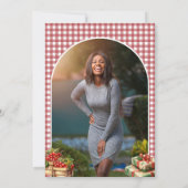 彼女は市場のクリスマスブライダルシャワーを出たばかりだ 招待状 (裏面)