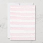 彼女は市場のフラワーショップブライダルシャワーから 招待状 (裏面)