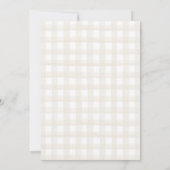 彼女は市場のフラワーブライダルシャワーの招待をオフ 招待状 (裏面)