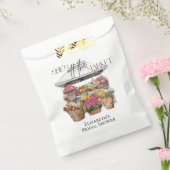 彼女は市場のフローラショップブライダルシャワーから外れている フェイバーバッグ (封をした状態)