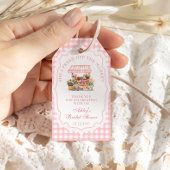 彼女は市場のフローラブライダルシャワー ギフトタグ