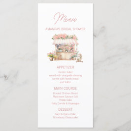 彼女は市場のフローラブライダルシャワー メニュー