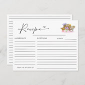 彼女は市場のフローラレシピを離れている エンクロージャーカード (正面/裏面)