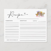 彼女は市場のフローラレシピを離れている エンクロージャーカード (正面)