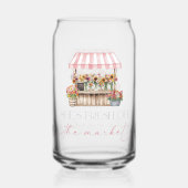 彼女は市場のブライダルシャワーを離れている ガラス缶 (正面)