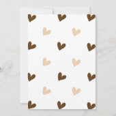 彼女は市場のブライダルシャワーを離れている 招待状 (裏面)