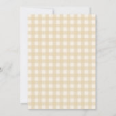 彼女は市場のブライダルシャワーを離れている 招待状 (裏面)