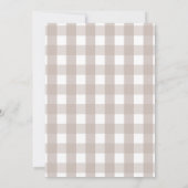 彼女は市場のブライダルシャワーを離れている 招待状 (裏面)