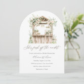 彼女は市場のブライダルシャワーを離れている 招待状 (スタンド正面)