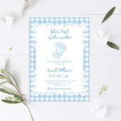 彼女は市場のブライダルシャワーを離れている 招待状