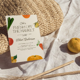 彼女は市場のブライダルシャワーを離れている 招待状