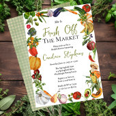 彼女は市場のブライダルシャワーを離れている 招待状