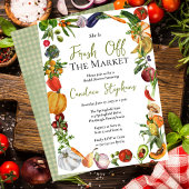 彼女は市場のブライダルシャワーを離れている 招待状