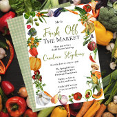 彼女は市場のブライダルシャワーを離れている 招待状