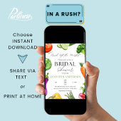 彼女は市場のブライダルシャワーを離れている 招待状