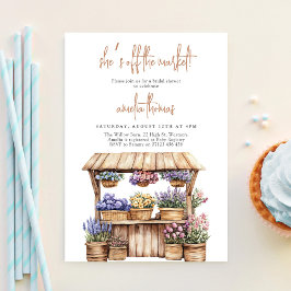 彼女は市場のブライダルシャワーを離れている 招待状