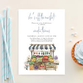 彼女は市場のブライダルシャワーを離れている 招待状