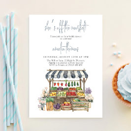 彼女は市場のブライダルシャワーを離れている 招待状